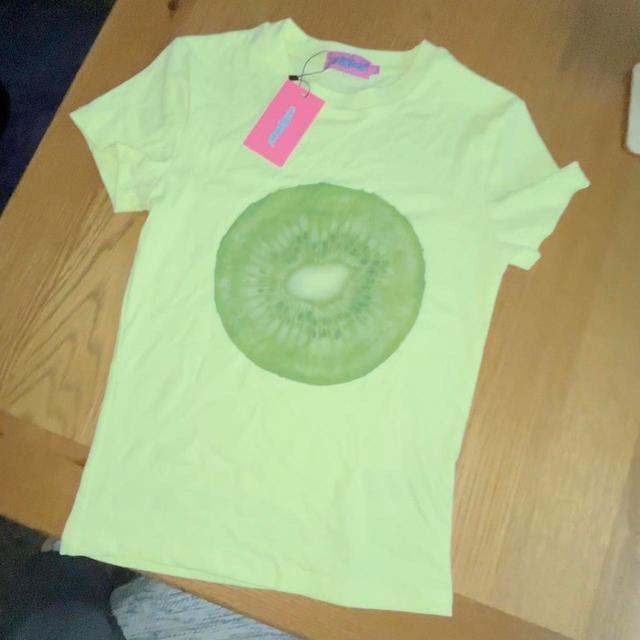 Edikted Women's T-shirt - Yellow/Green - 6 on Productcaster.