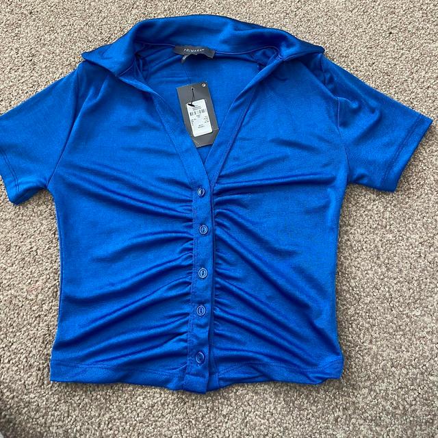 Primark Women's Crop top - Blue - 4 on Productcaster.