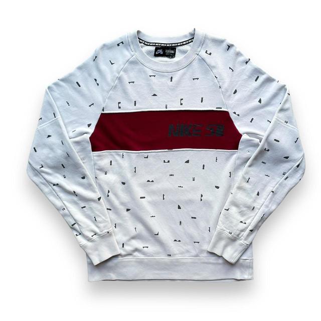 Nike Men's Sweatshirt - White - L on Productcaster.