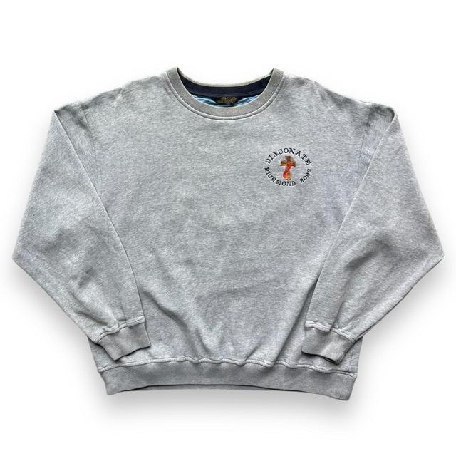 Tommy Hilfiger Men's Sweatshirt - Grey - L on Productcaster.