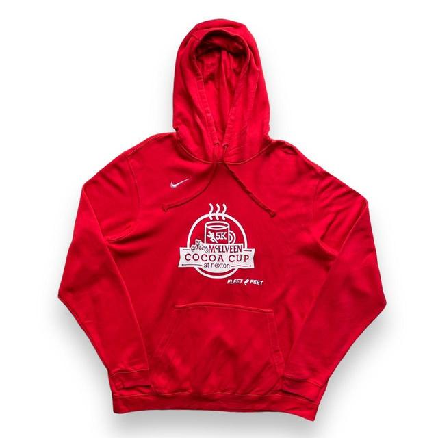 Nike Men's Hoodie - Red - XL on Productcaster.