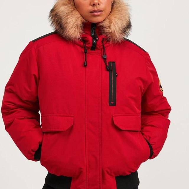 Zavetti Canada Women's Parka - Red - UK 8 on Productcaster.