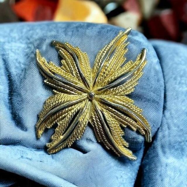 Vintage Women's Brooch - Gold on Productcaster.