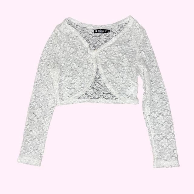 Allegra K Women's Cardigan - White - M on Productcaster.