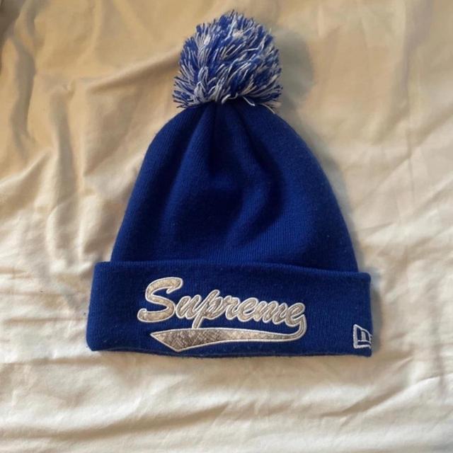 Supreme Men's Beanies - Blue on Productcaster.