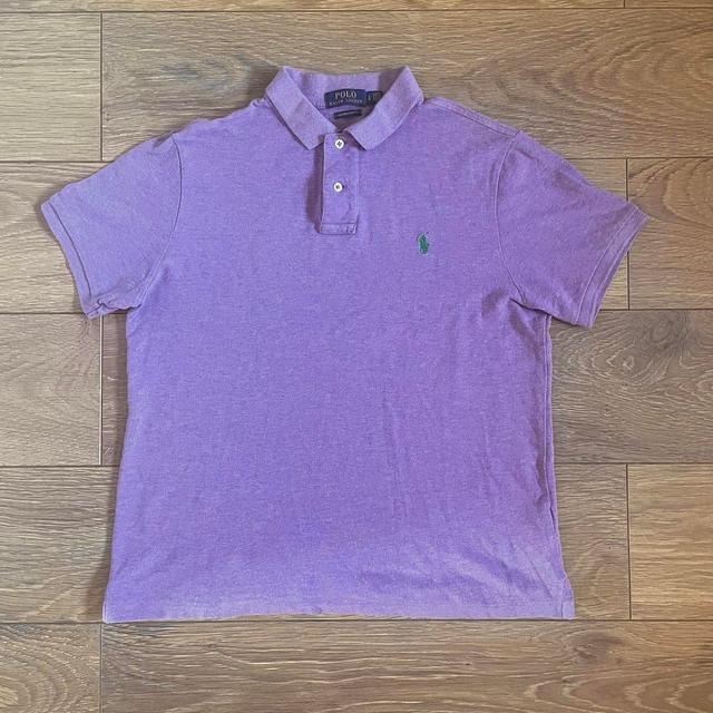 Polo Ralph Lauren Men's Polo shirt - Purple - L on Productcaster.