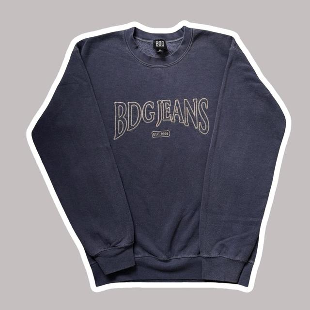 Urban Outfitters Women's Sweatshirt - Navy/Blue - XS on Productcaster.