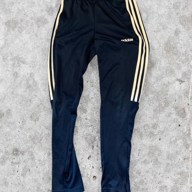 Adidas Kids' Sweatpants - Black/Navy - 12 years on Productcaster.