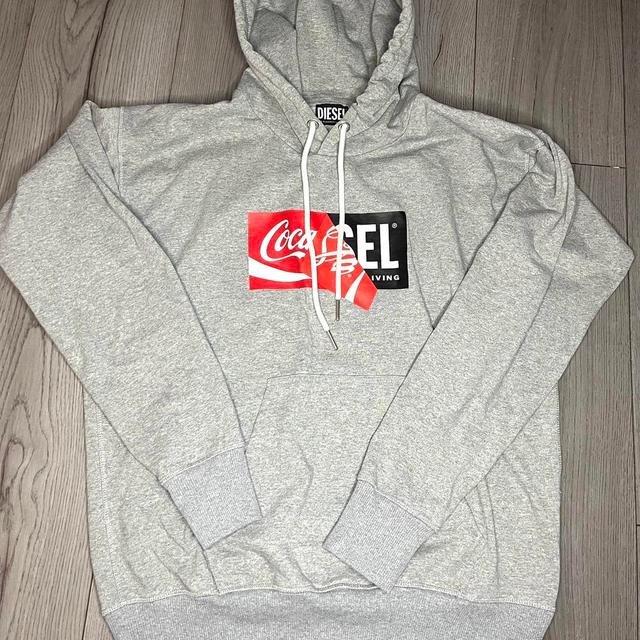 Diesel Men's Hoodie - Grey - S on Productcaster.