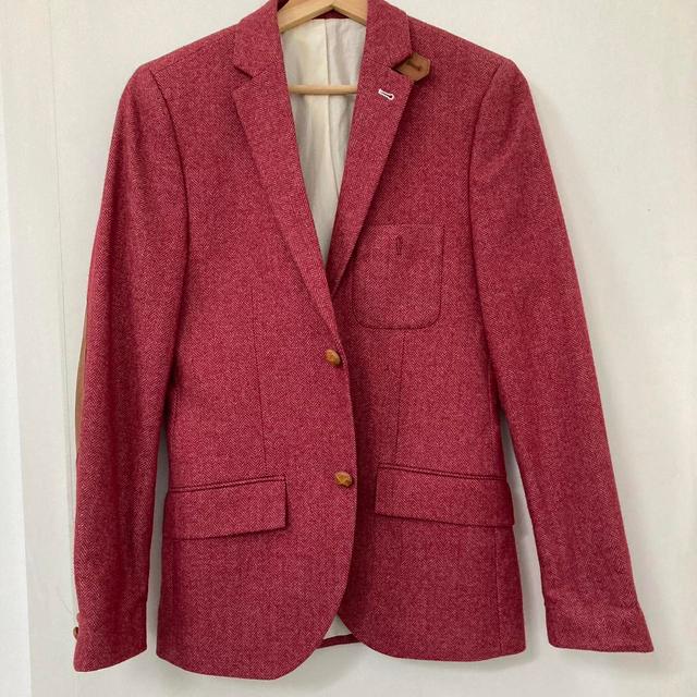 Topman Men's Tailored jacket - Red - S on Productcaster.