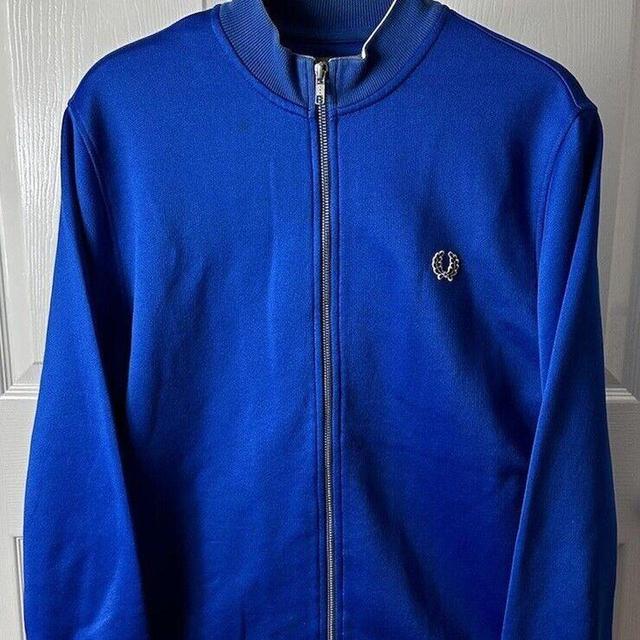 Fred Perry Men's Jacket - Blue - M on Productcaster.