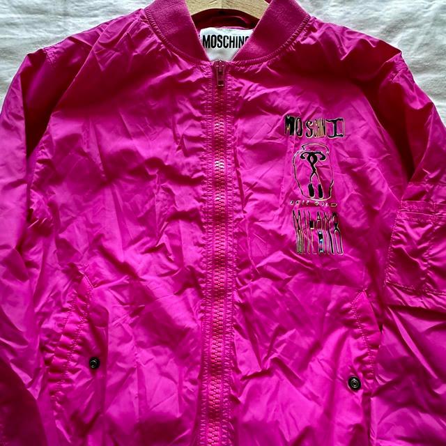 Moschino Men's Bomber Jacket - Pink - M on Productcaster.