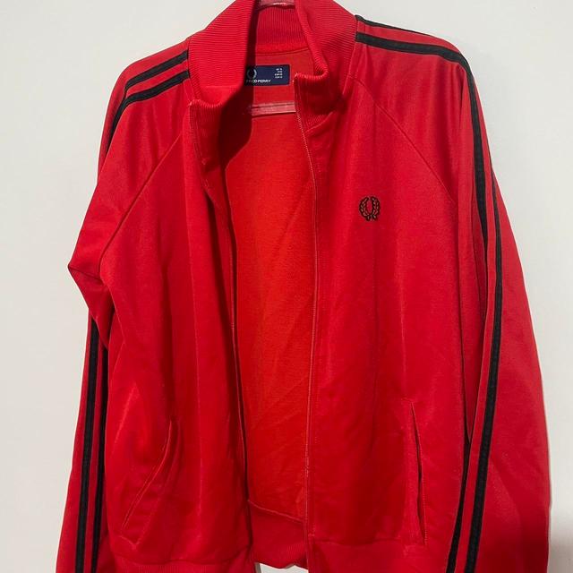 Fred Perry Women's Jacket - Red - UK 16 on Productcaster.