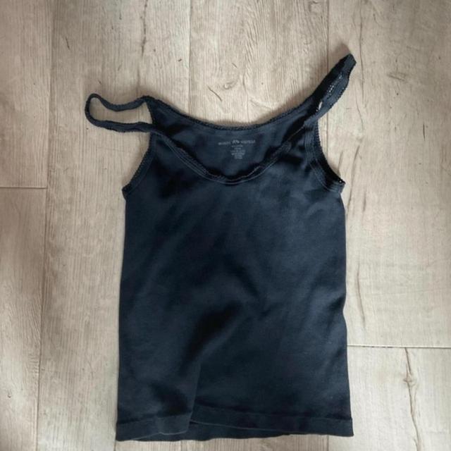 Brandy Melville Women's Crop top - Navy - One size on Productcaster.