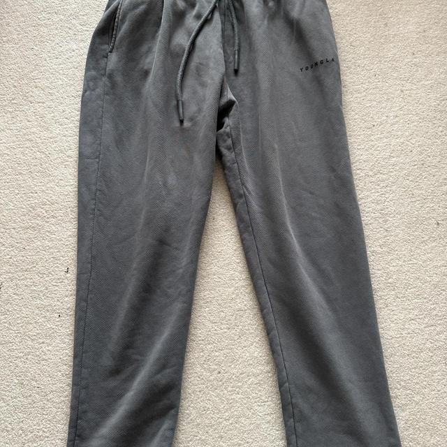 YoungLA Men's Sweatpants - Grey/Black - L on Productcaster.