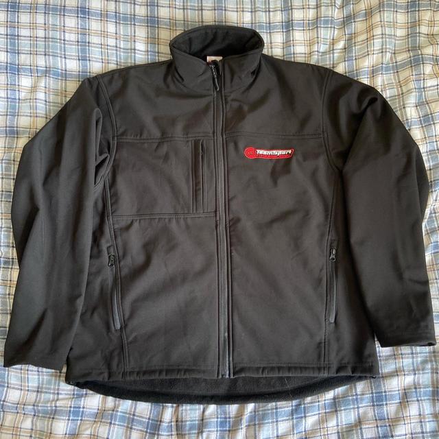 Men's Windbreaker Jacket - Black - L on Productcaster.