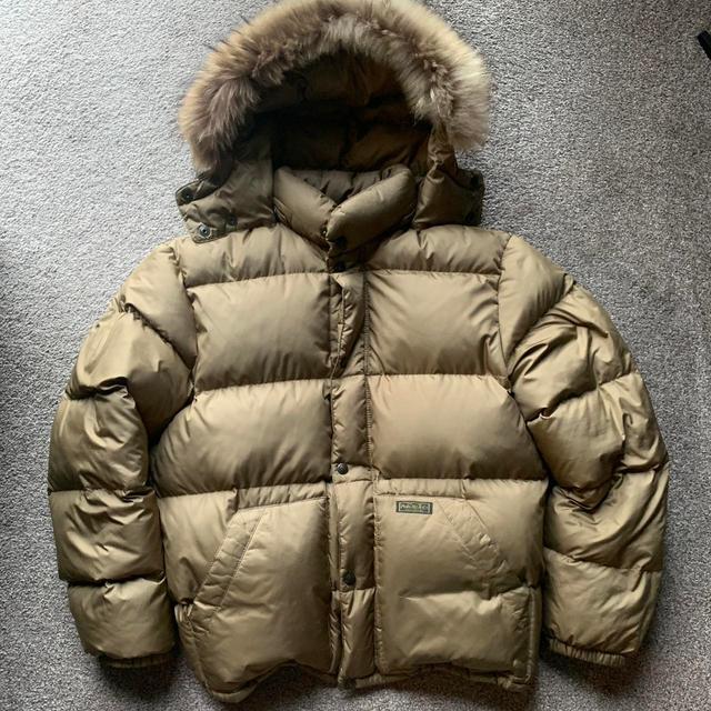 Polo Ralph Lauren Men's Puffer Jacket - Khaki/Brown - M on Productcaster.