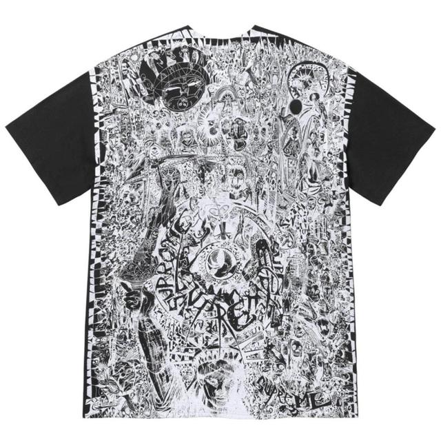 Supreme Men's T-shirt - Black/White - L on Productcaster.