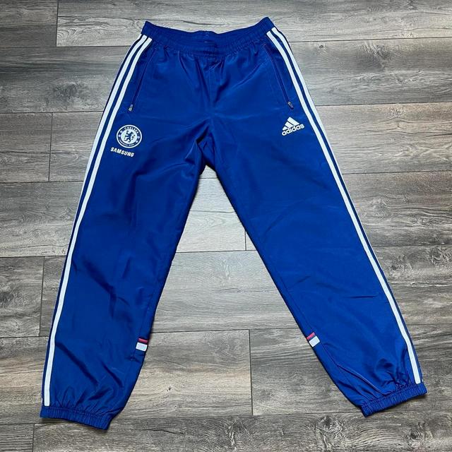 Adidas Men's Sweatpants - Blue/White - M on Productcaster.