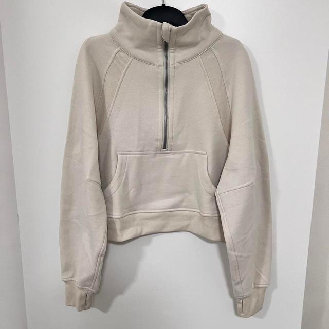 Women's Sweatshirt - Cream/White - 6 on Productcaster.