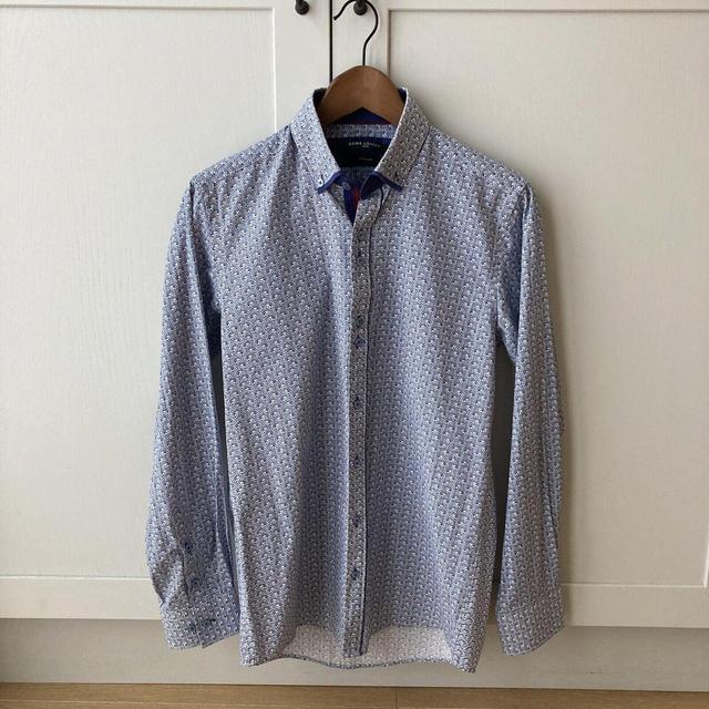 Preloved Men's Shirt - Blue - M on Productcaster.