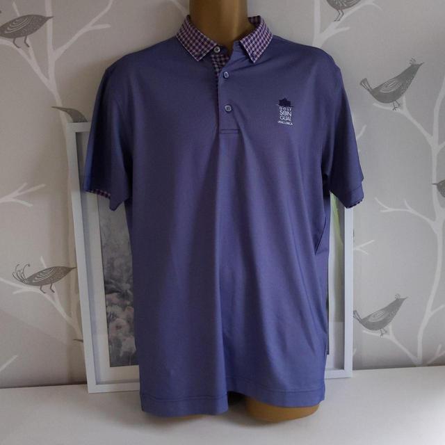 FootJoy Men's T-shirt - Purple - L on Productcaster.