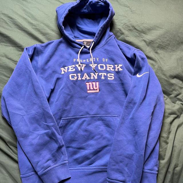 Nike Men's Hoodie - Blue - M on Productcaster.