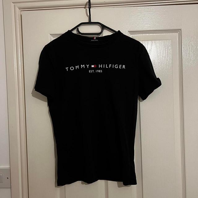 Tommy Hilfiger Men's T-shirt - Black - XS on Productcaster.