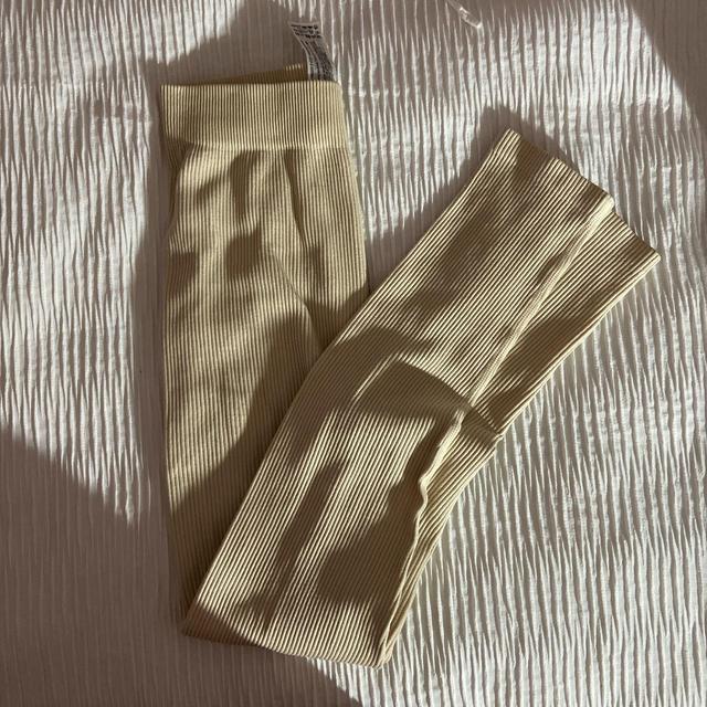 Zara Women's Leggings - Cream/Tan - UK 6 on Productcaster.