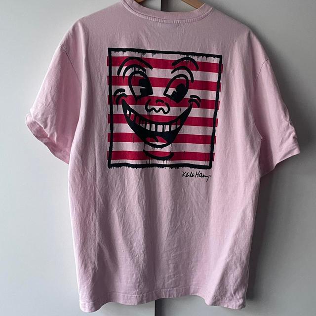 H&M Men's T-shirt - Pink - M on Productcaster.