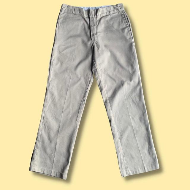 Dickies Men's Straight leg Chino Trousers - Cream - 34" on Productcaster.