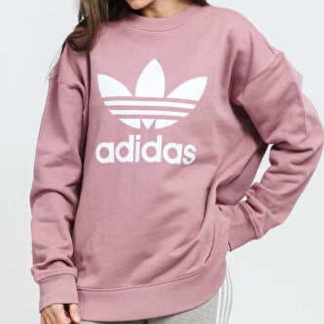 Adidas Women's Sweatshirt - Pink - 8 on Productcaster.