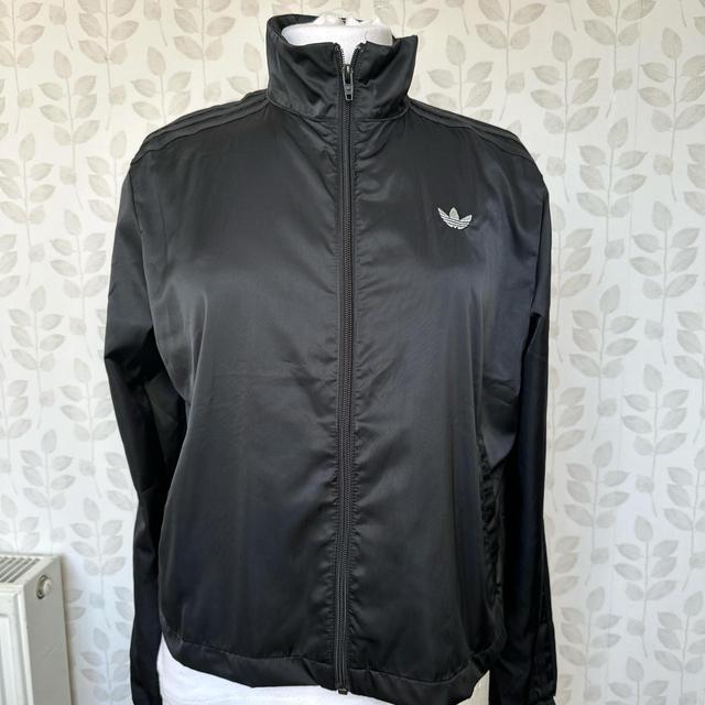 Adidas Women's Lightweight Jacket - Black/White - UK 8 on Productcaster.