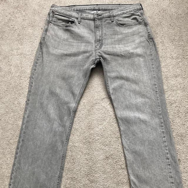 Levi's Men's Straight leg Jeans - Grey - 38" on Productcaster.