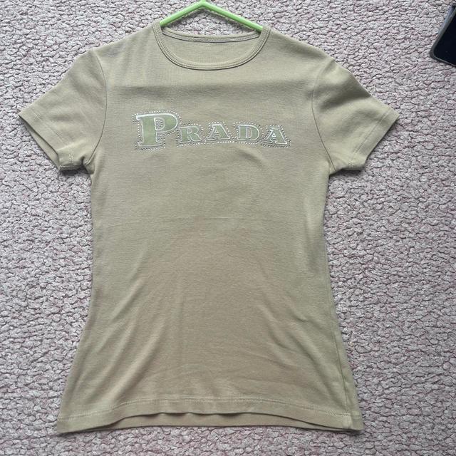 Vintage Women's Shirt - Green/Khaki - XS on Productcaster.