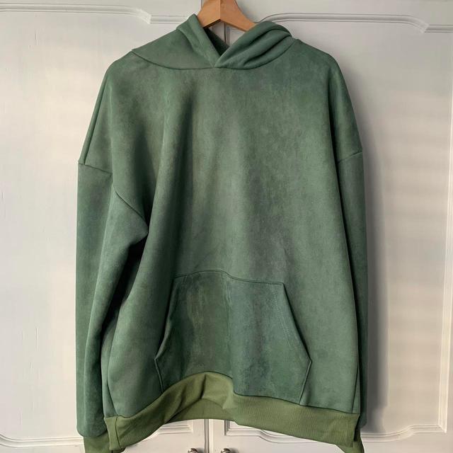 Men's Hoodie - Green - L on Productcaster.