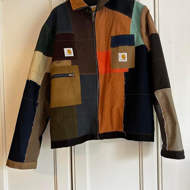 Carhartt Men's Jacket - Brown/Multi - L on Productcaster.