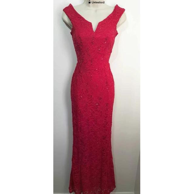 Quiz Women's Fishtail Dress - Red - 10 on Productcaster.