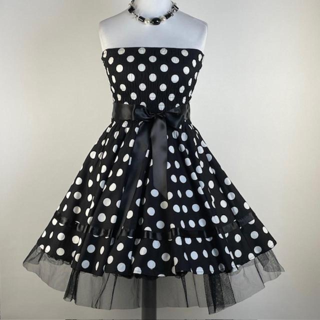 Hearts & Roses London Women's A-line Dress - Black/White - 12 on Productcaster.