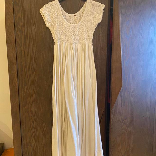 Free People Women's Maxi Dress - Cream - XS on Productcaster.