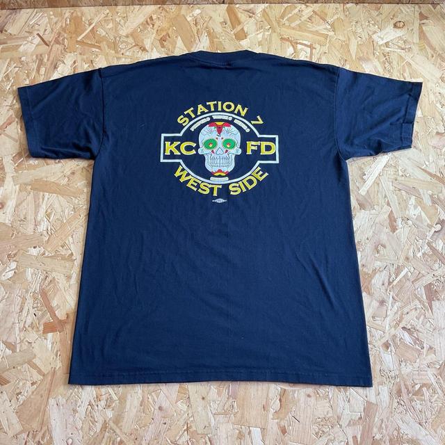 Vintage Men's T-shirt - Navy - XL on Productcaster.