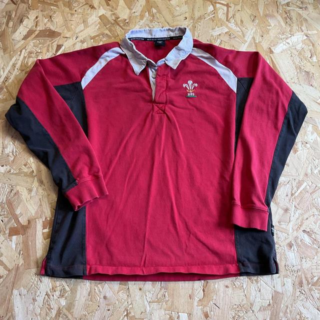 Vintage Men's Polo shirt - Red - L on Productcaster.