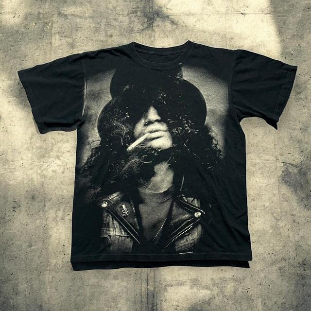 Unique Vintage Men's T-shirt - Black - M on Productcaster.