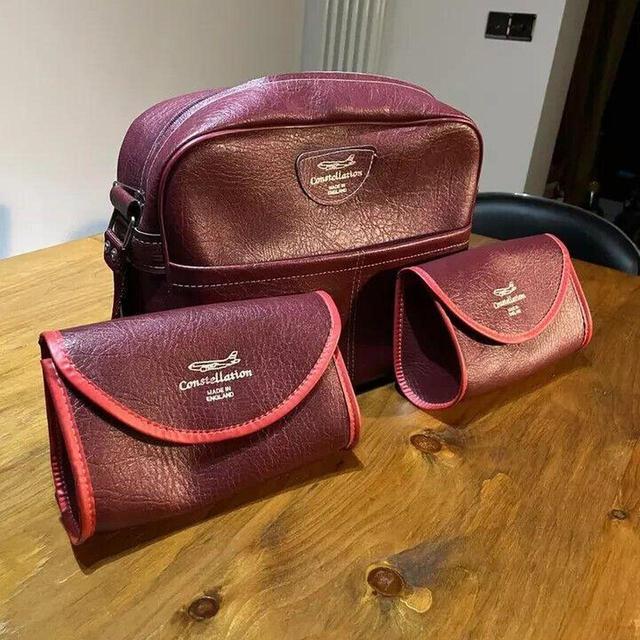 Vintage Women's Bag - Burgundy on Productcaster.