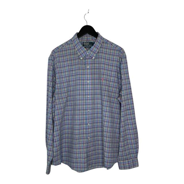 Ralph Lauren Men's Shirt - Blue/Multi - XXL on Productcaster.