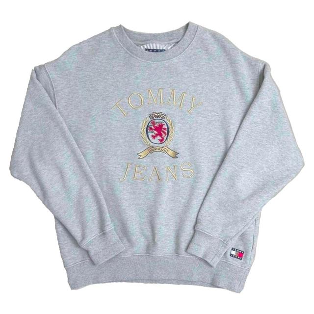 Tommy Hilfiger Men's Sweatshirt - Grey - S on Productcaster.