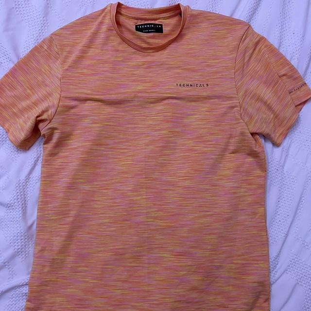 Men's T-shirt - Orange/Pink - S on Productcaster.