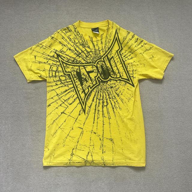 Tapout Men's T-shirt - Yellow - L on Productcaster.