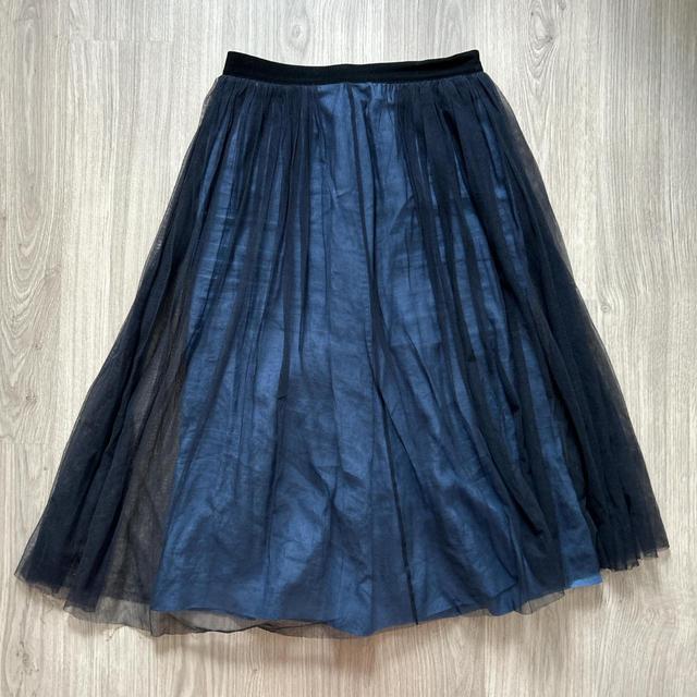 Margaret Howell Women's Maxi Skirt - Black/Blue - S on Productcaster.