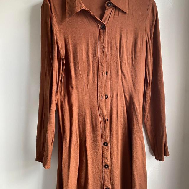 Zara Women's Shirt Dress - Brown - 6 on Productcaster.